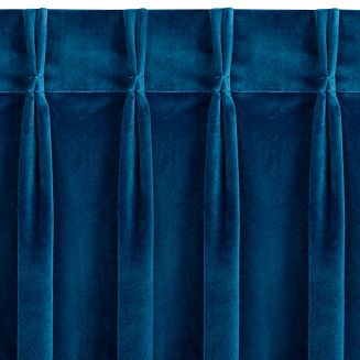 Zasłona gotowa MELANIE 140x270 Eurofirany granatowy