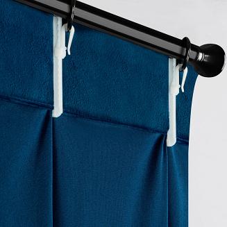 Zasłona gotowa MELANIE 140x270 Eurofirany granatowy