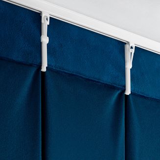 Zasłona gotowa MELANIE 140x270 Eurofirany granatowy