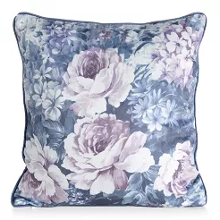 Poszewka dekoracyjna VELVET 45x45 Eurofirany ciemnoniebieski