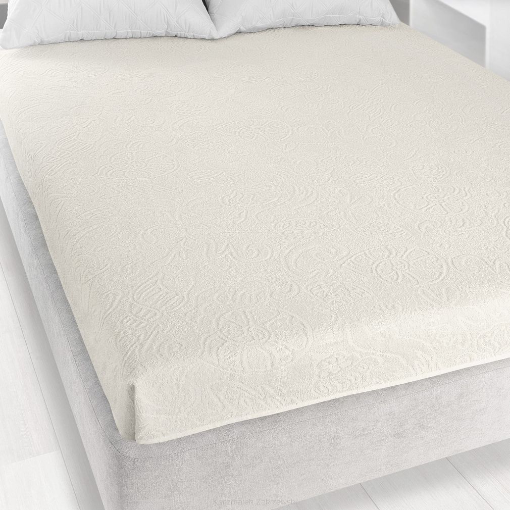 Prześcieradło frotte Tulipan 150x205 ZWOLTEX ekri