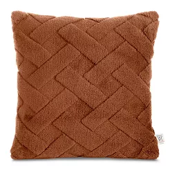 Poszewka dekoracyjna CARO 45x45 Design91 ceglasty