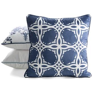 Poszewka dekoracyjna VELVET 45x45 Eurofirany granatowy