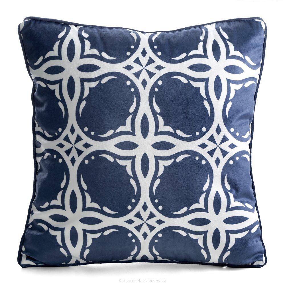 Poszewka dekoracyjna VELVET 45x45 Eurofirany granatowy