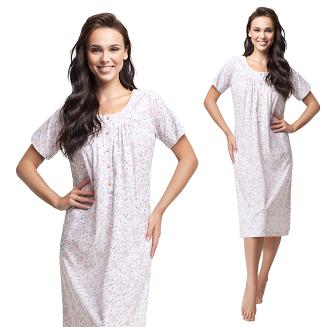 Koszula damska LUNA kod 176 paisley różowa