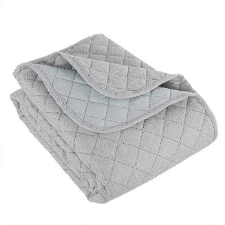 Narzuta dekoracyjna MOLLY 220x240cm pikowana strukuralna jasnoszara