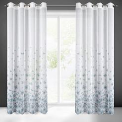 Zasłona gotowa na przelotkach ANDREA 140x250 Eurofirany biały