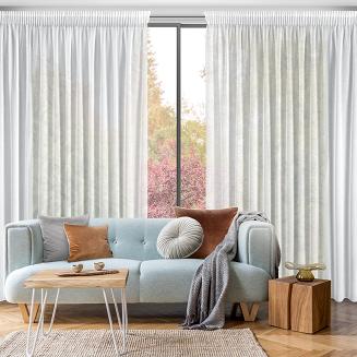 Firana gotowa na taśmie MARGO 300x270 Eurofirany biały