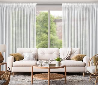 Firana gotowa na taśmie MARGO 300x270 Eurofirany biały