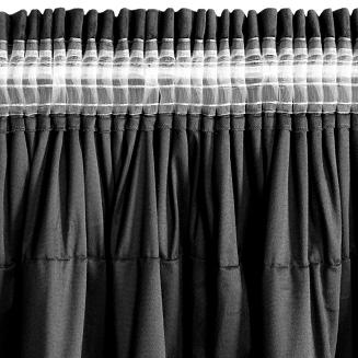Zasłona gotowa na taśmie AURA 140x270 Eurofirany czarny