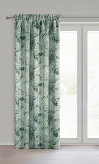 Zasłona gotowa na taśmie NINA 140x270 Eurofirany miętowy