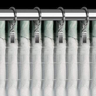 Zasłona gotowa na taśmie NINA 140x270 Eurofirany miętowy