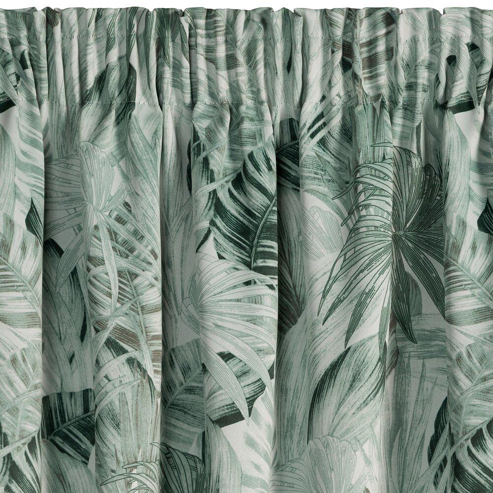 Zasłona gotowa na taśmie NINA 140x270 Eurofirany miętowy