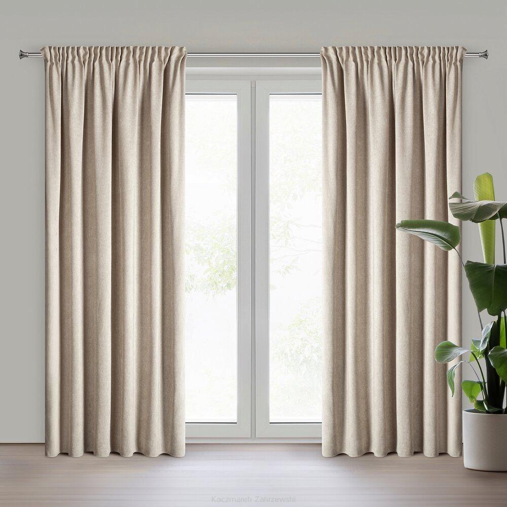 Zasłona gotowa na taśmie MEGI 140x270 Eurofirany