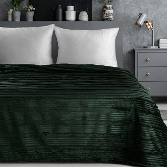 Koc narzuta NINA 150x200 Eurofirany ciemnozielony