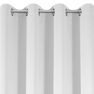 Zasłona gotowa na przelotkach LOGAN 140x250 Eurofirany biały