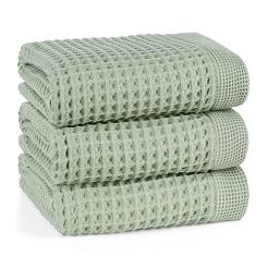 Ręcznik bawełniany gofrowany MELO 90x150 Eurofirany miętowy