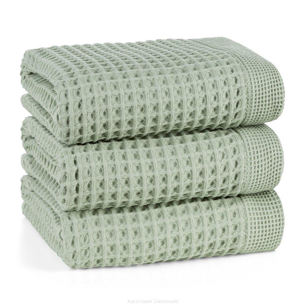 Ręcznik bawełniany gofrowany MELO 90x150 Eurofirany miętowy