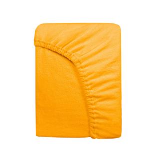 Prześcieradło frotte z gumką 140x200 Darymex żółty