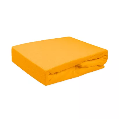 Prześcieradło frotte z gumką 140x200 Darymex żółty