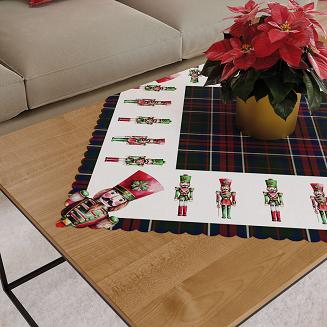 DZIADKI DO ORZECHÓW Serweta NINA WODOODPORNA, 79x79cm, kolor 002 zielony  PBN279/KSP/C02/079079/1