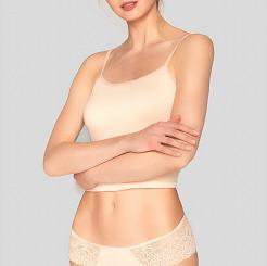 Brazyliany damskie z koronką Babell kod 159 beżowe