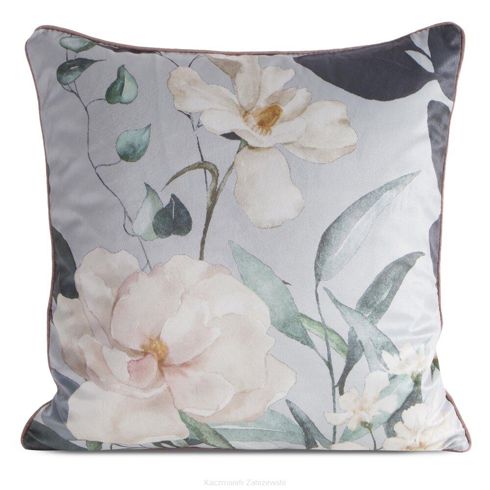 Poszewka dekoracyjna ROSITA1 45x45 Eurofirany srebrny