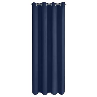 Zasłona gotowa na przelotkach PARISA 140x250 Design91 granatowy