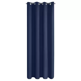 Zasłona gotowa na przelotkach PARISA 140x250 Design91 granatowy