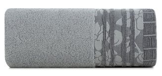 Ręcznik bawełniany ROSSI 70x140 Eurofirany srebrny