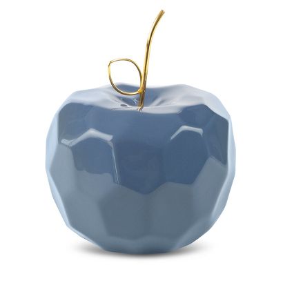 Figurka dekoracyjna APEL 16x16 Eurofirany jabłko granatowa