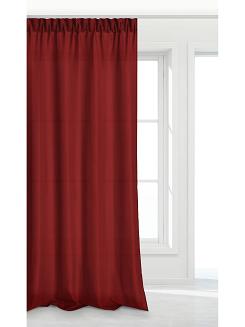 Czerwona Zasłona Gotowa Do Salonu Na Taśmie 140x250 VIVA