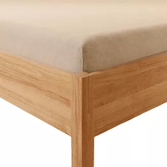 Prześcieradło jersey z gumką 180x200 DREAMY PREMIUM beżowe