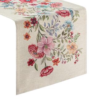 Obrus dekoracyjny 45x140 Eurofirany naturalny