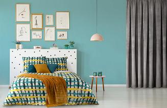 Poszewka dekoracyjna PO 40x40 Eurofirany turkusowy