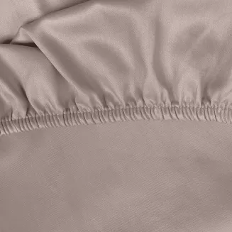 Prześcieradło jersey z gumką  220x200 Design91 ciemnobeżowy