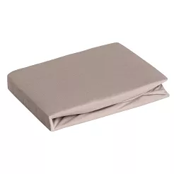 Prześcieradło jersey z gumką  220x200 Design91 ciemnobeżowy