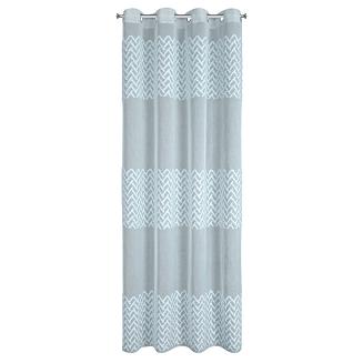 Zasłona gotowa na przelotkach ESTERI 140x250 Eurofirany niebieski