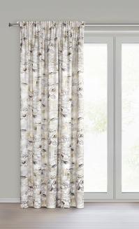 Zasłona gotowa na taśmie LUIZA 140x270 Eurofirany jasnoszary