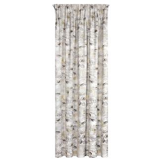 Zasłona gotowa na taśmie LUIZA 140x270 Eurofirany jasnoszary