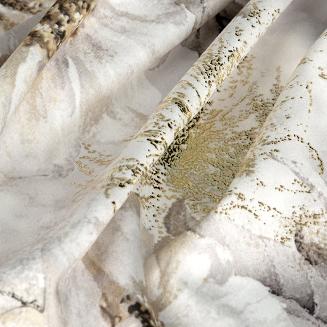 Zasłona gotowa na taśmie LUIZA 140x270 Eurofirany jasnoszary