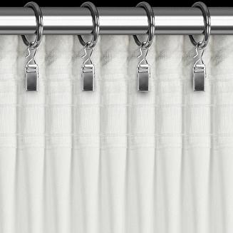 Zasłona gotowa na taśmie LUIZA 140x270 Eurofirany jasnoszary