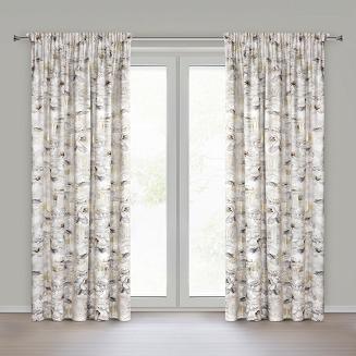 Zasłona gotowa na taśmie LUIZA 140x270 Eurofirany jasnoszary