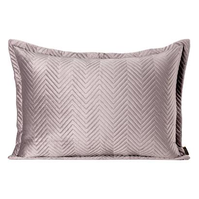 Poszewka dekoracyjna SOFIA 50x70 Eurofirany pudrowa welwetowa