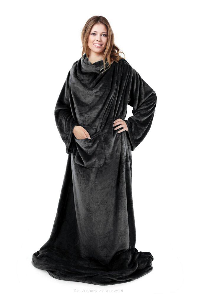 Koc narzuta TV 150x180 Design91 czarny