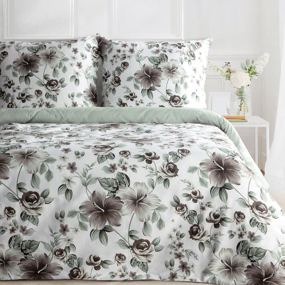 Pościel satynowa SPRING 140x200 Eurofirany biały