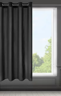 Zasłona gotowa na przelotkach RITA 140x250 Eurofirany ciemnoróżowy
