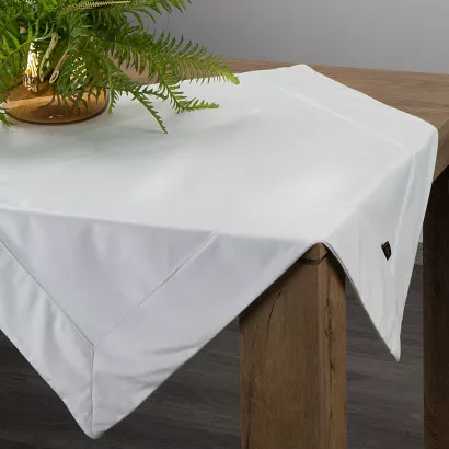 Obrus dekoracyjny VELVET 85x85 Eurofirany biały