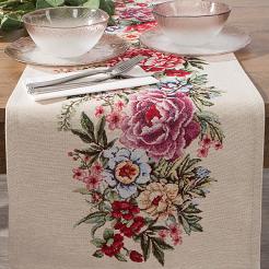 Obrus dekoracyjny GRIA 40x100 Eurofirany naturalny