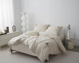 Beżowa Pościel w Misie 220x200 Cuty Misie